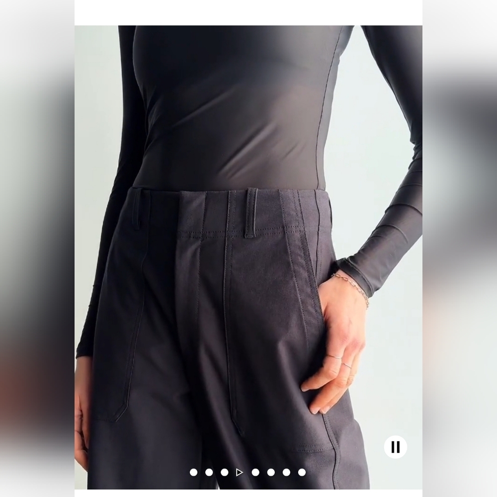 Athleta Skyline High Rise Barrel Leg Pant - Picture 2 of 2